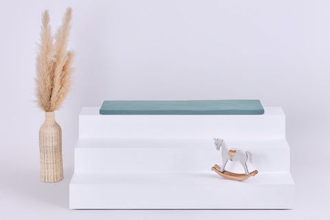 Sitzauflage für Ikea TROFAST Musselin nilblau