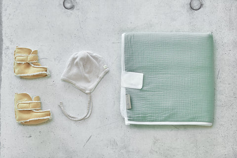 Reisewickelunterlage Musselin mint