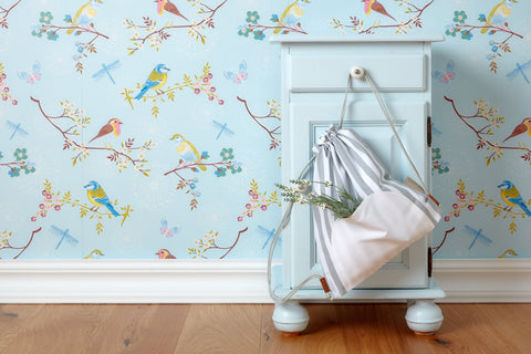 Turnbeutel dicke Streifen grau