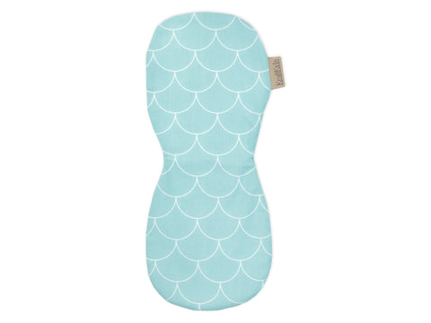 Spucktuch weiße Halbkreise auf Pastelmint